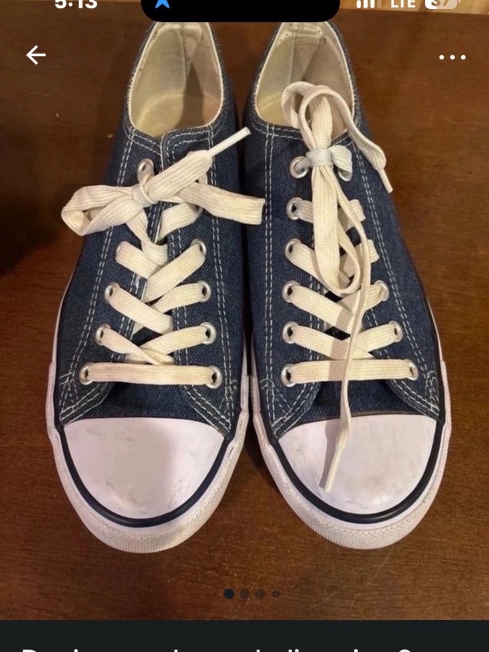 Denim ladies sneakers